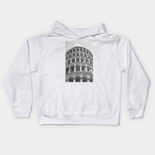 Pisa Tower in Italy Kids Hoodie